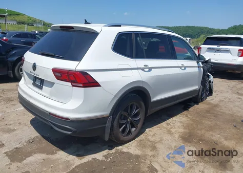 2022 Volkswagen Tiguan 2.0T Se z USA, uszkodzony, nr VIN 3VV3B7AX0NM161692
